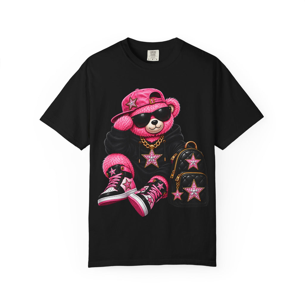 Pink Aura Bear Unisex Garment — T-shirt