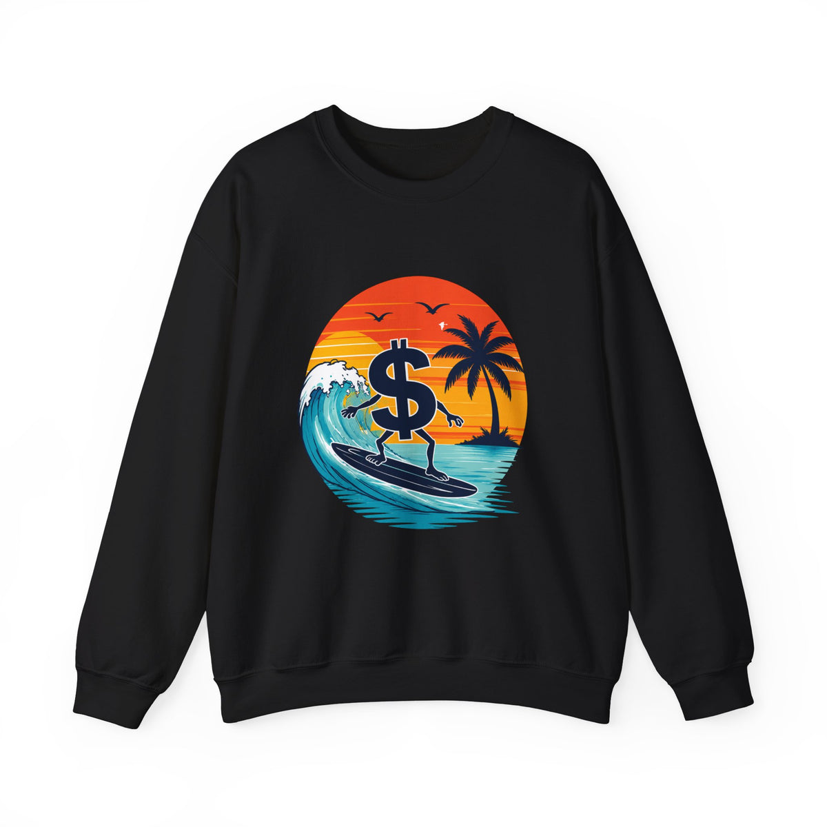 Sunset Surf Money Sweatshirt