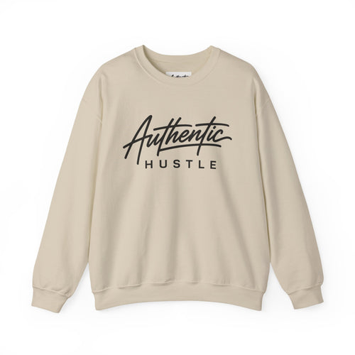 Authentic Hustle — Unisex Crewneck Sweatshirt