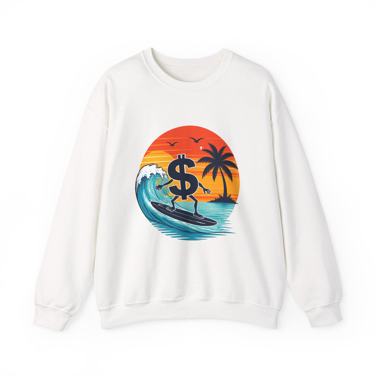 Sunset Surf Money Sweatshirt