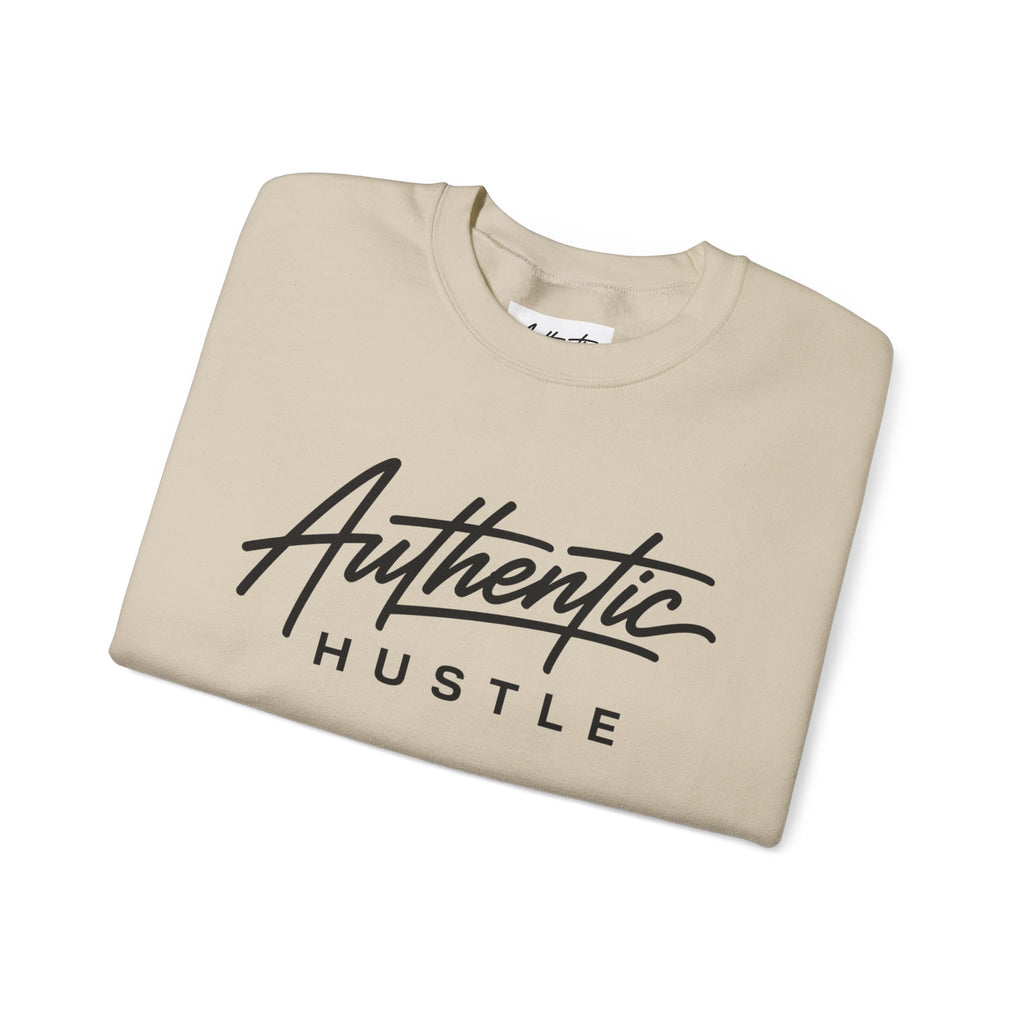 Authentic Hustle — Unisex Crewneck Sweatshirt