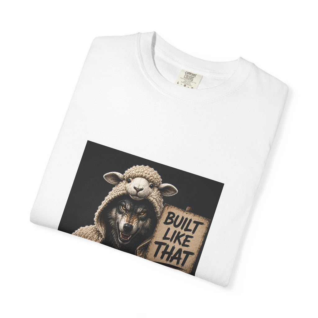 Wolf Not Sheep T-Shirt — "Built Like That"
