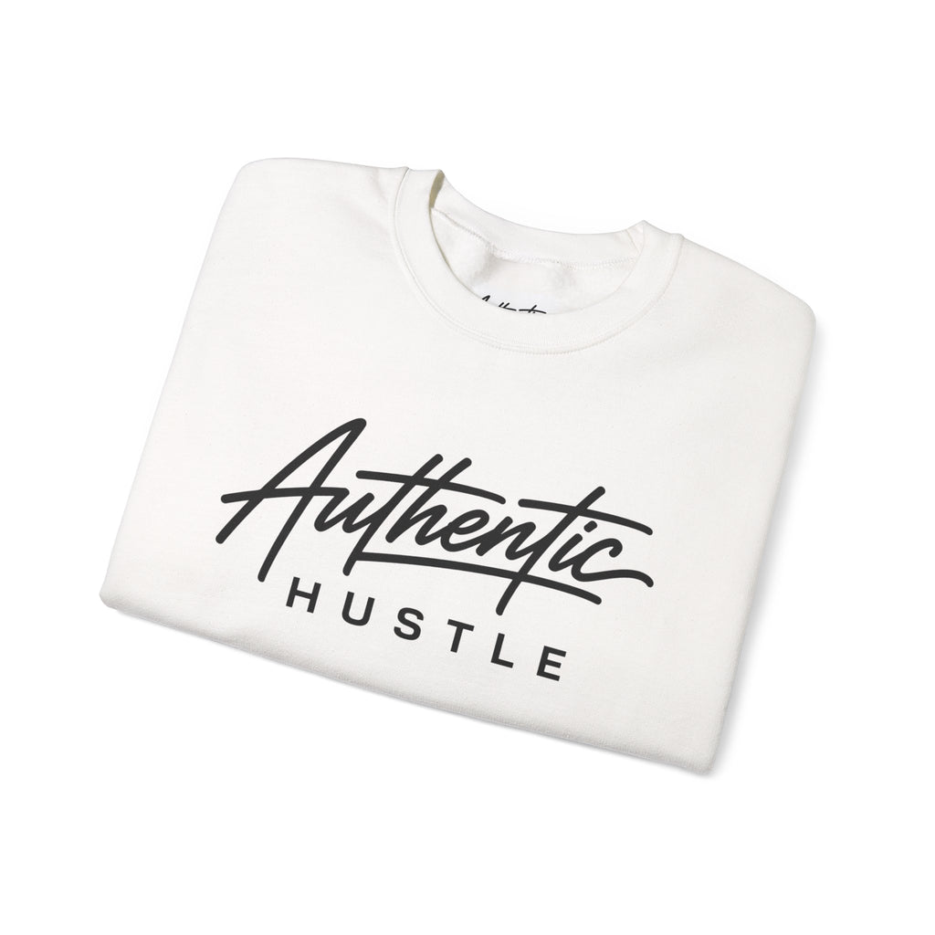 Authentic Hustle — Unisex Crewneck Sweatshirt