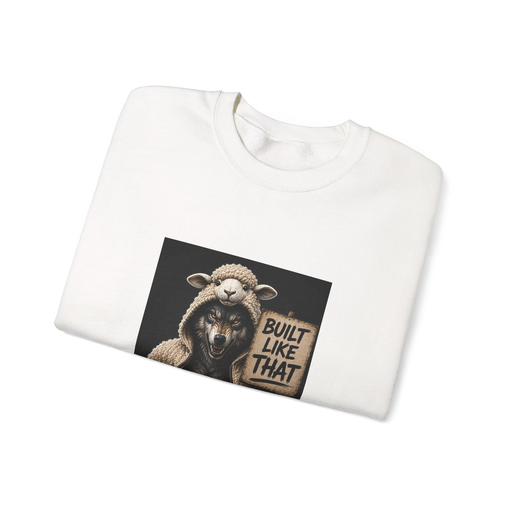 Wolf Not Sheep Sweatshirt – 'Built Like That' Crewneck