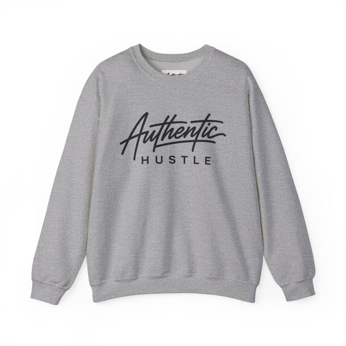 Authentic Hustle — Unisex Crewneck Sweatshirt