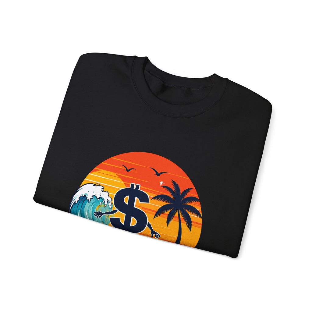 Sunset Surf Money Sweatshirt