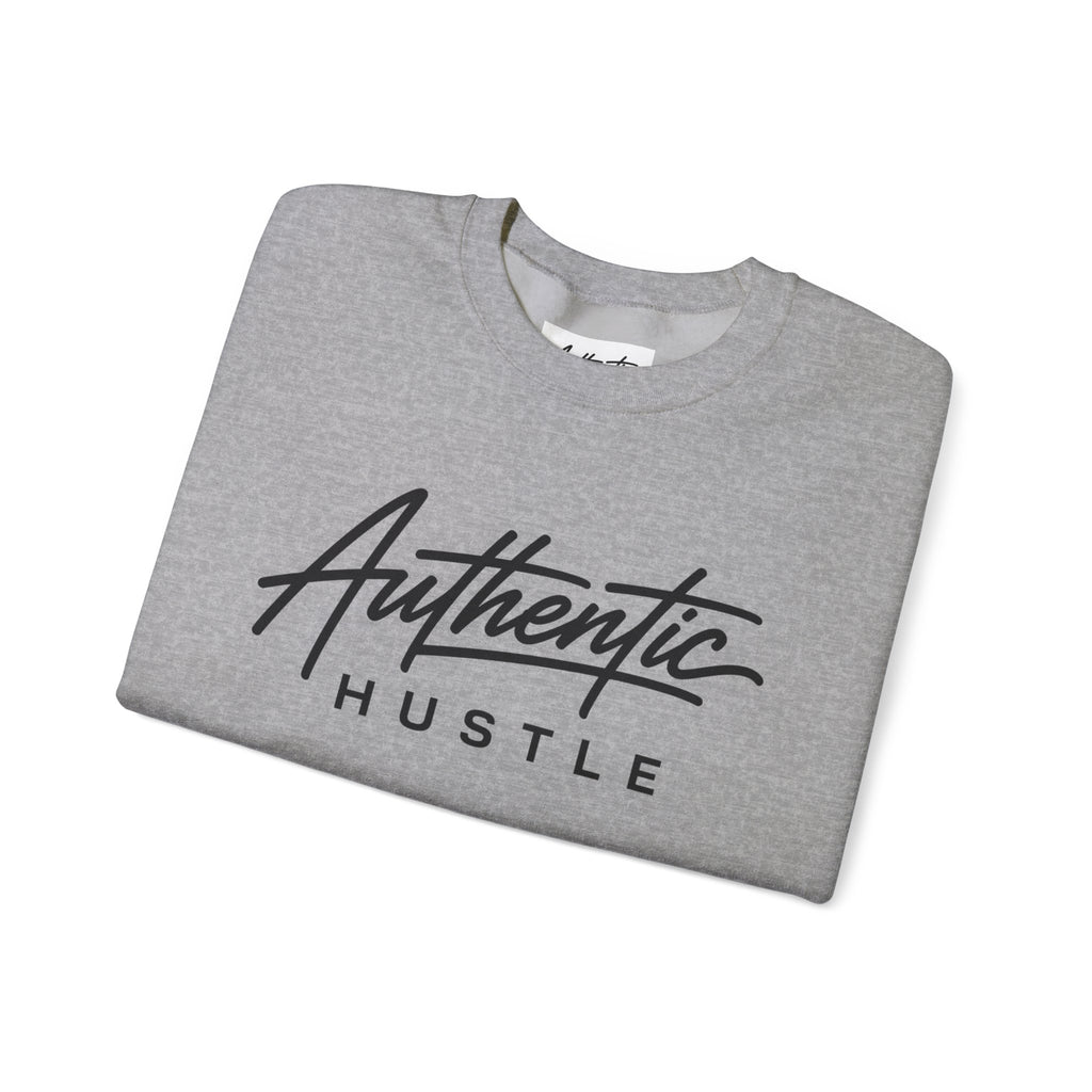 Authentic Hustle — Unisex Crewneck Sweatshirt
