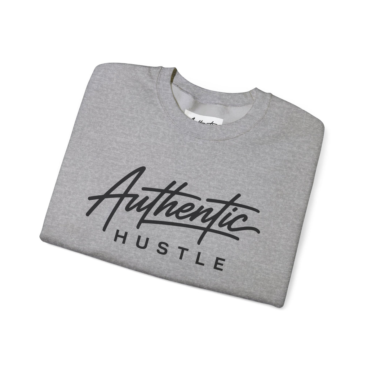 Authentic Hustle — Unisex Crewneck Sweatshirt
