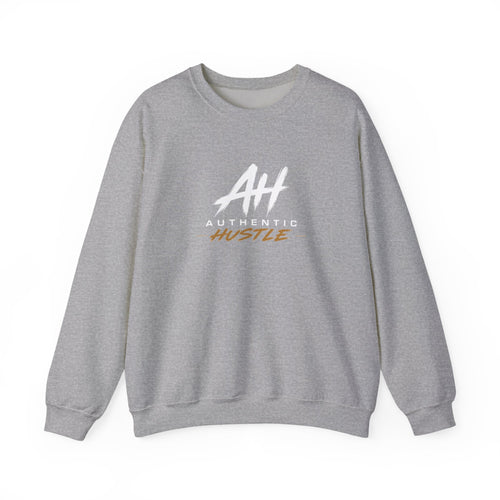Authentic Hustle Crewneck Sweatshirt — Unisex Crewneck Pullover