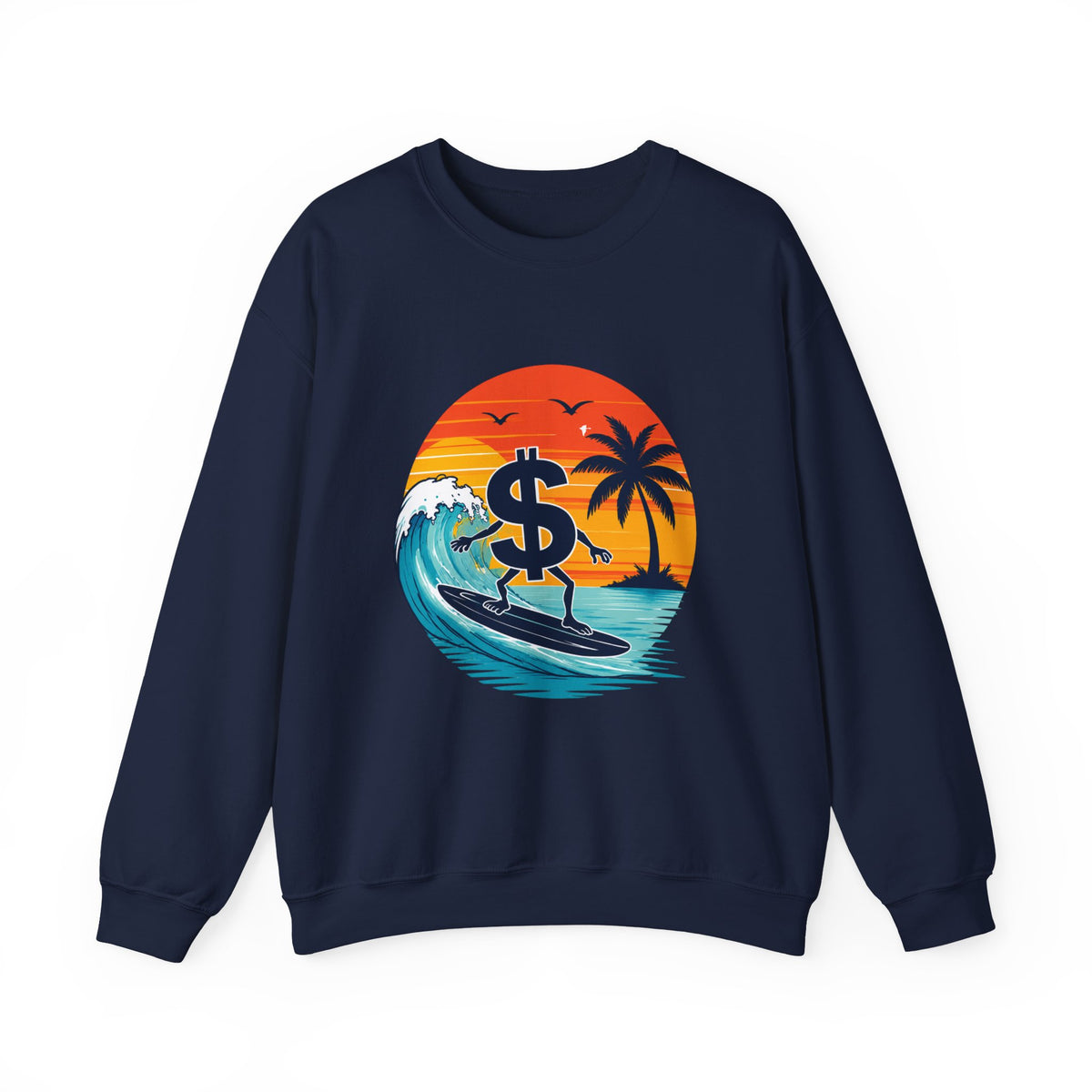 Sunset Surf Money Sweatshirt
