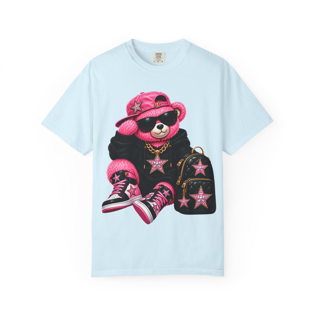 Pink Aura Bear Unisex Garment — T-shirt