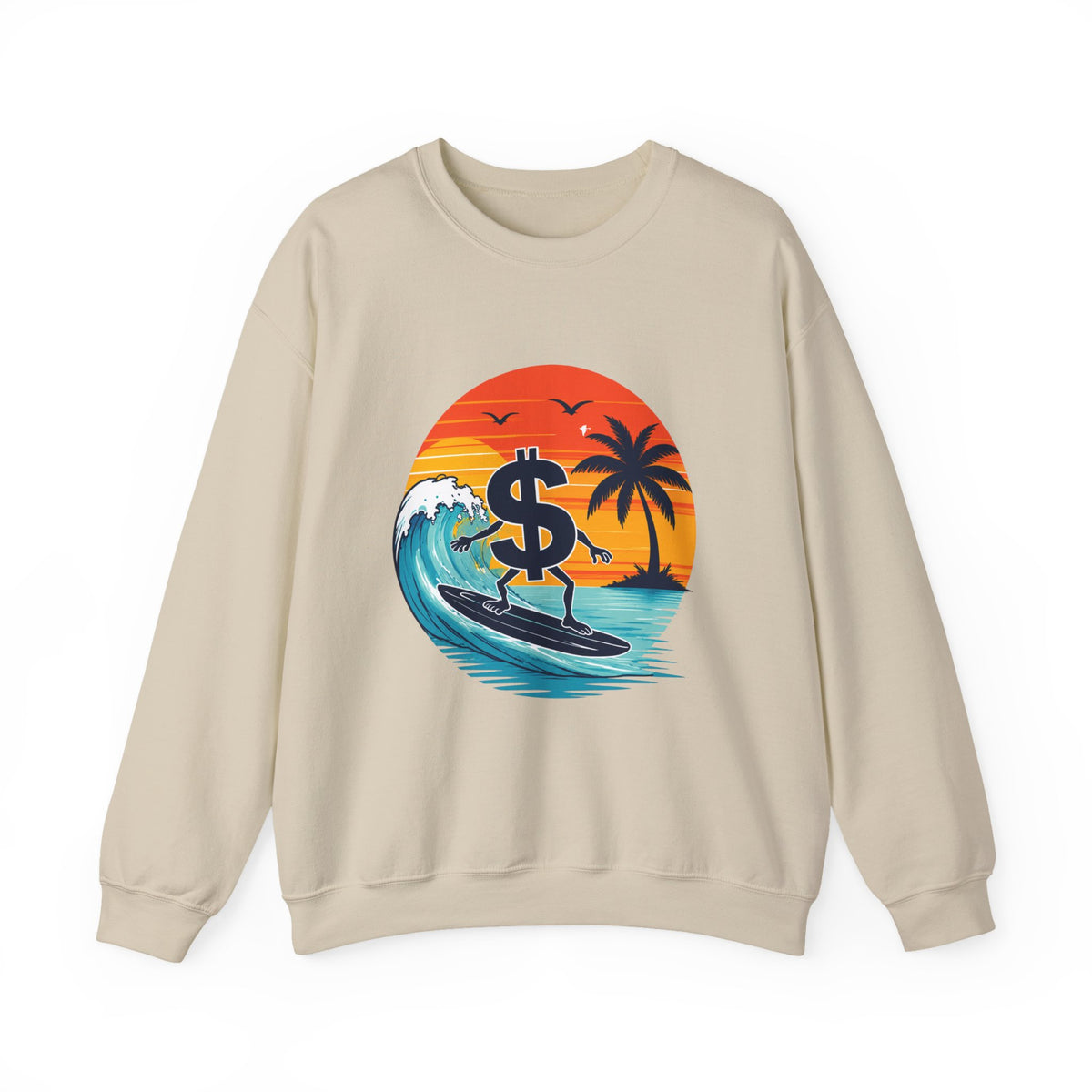 Sunset Surf Money Sweatshirt